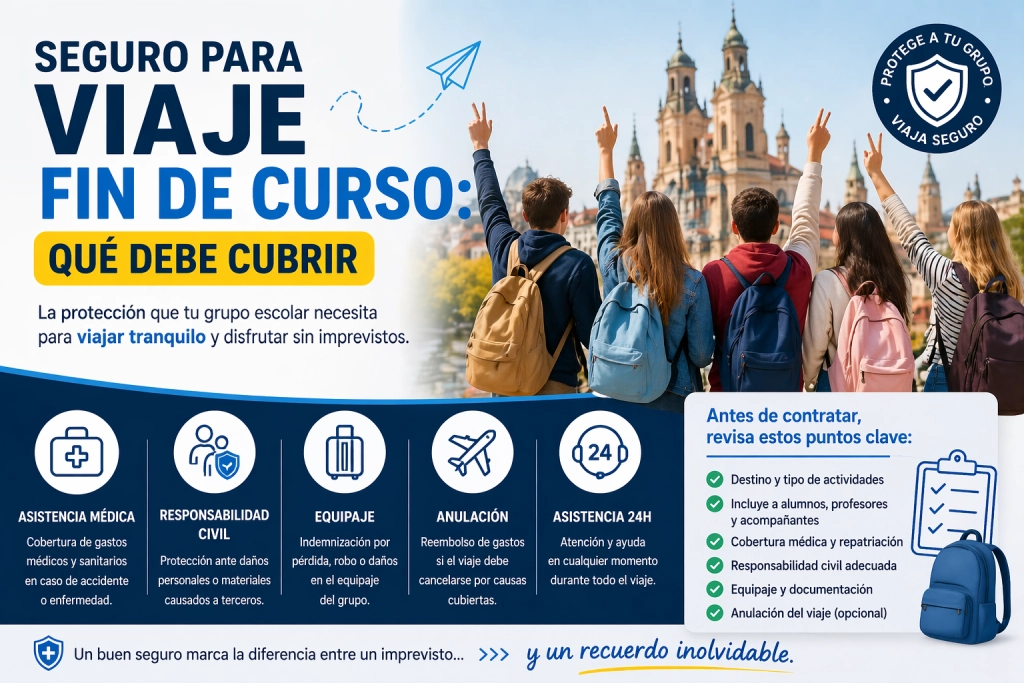 Seguro para viaje fin de curso